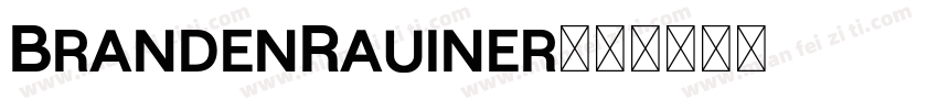 BrandenRauiner字体转换