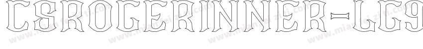 CsRogerInner-lg9re字体转换