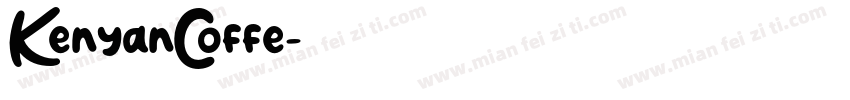 KenyanCoffe字体转换