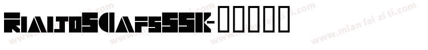 RialtoSCapsSSK字体转换