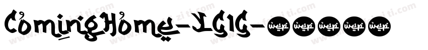 ComingHome-LG1G字体转换