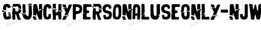 CrunchyPersonalUseOnly-nJWP字体转换