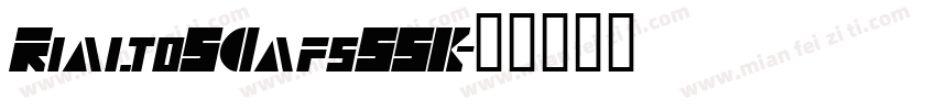 RialtoSCapsSSK字体转换