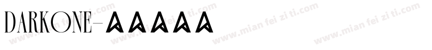 darkone字体转换