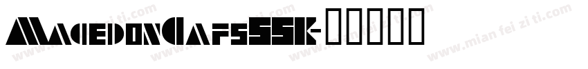 MacedonCapsSSK字体转换