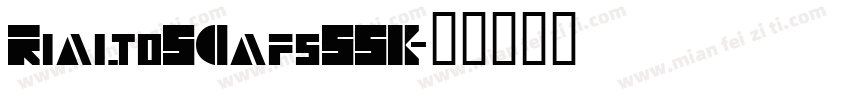 RialtoSCapsSSK字体转换