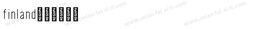 finland字体转换