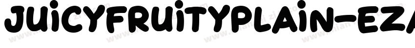 JuicyFruityPlain-EzA字体转换