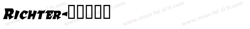 Richter字体转换