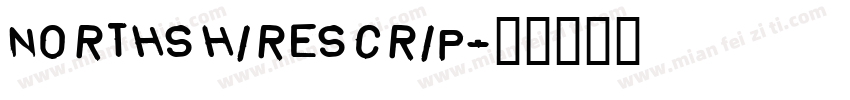 northshirescrip字体转换
