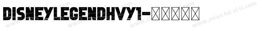 DisneyLegendHvy1字体转换