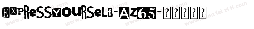 ExpressYourself-aZ65字体转换