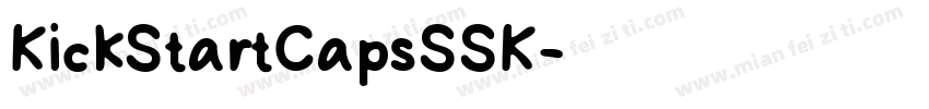 KickStartCapsSSK字体转换
