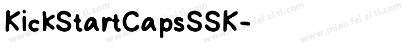 KickStartCapsSSK字体转换