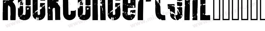RockConcertJNL字体转换