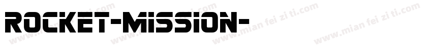 Rocket-Mission字体转换
