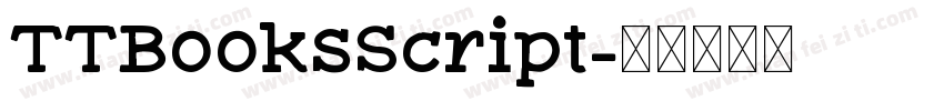 TTBooksScript字体转换