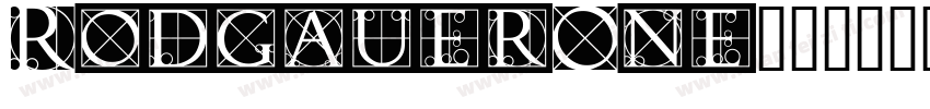 RodgauerOne字体转换