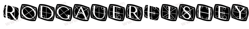 RodgauerFisheyes字体转换
