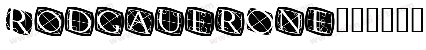 RodgauerOne字体转换