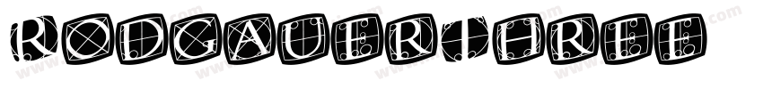 RodgauerThree字体转换