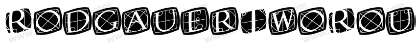 RodgauerTwoRounded-Medium字体转换