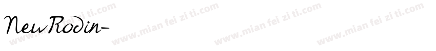 NewRodin字体转换