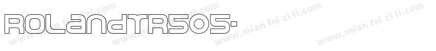 RolandTR505字体转换