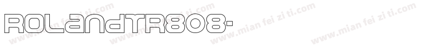 RolandTR808字体转换