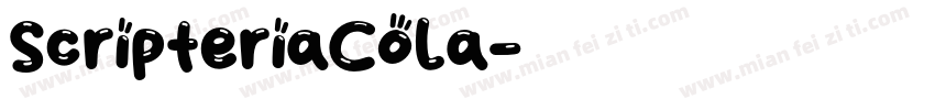 ScripteriaCola字体转换
