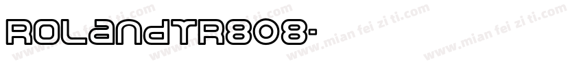RolandTR808字体转换