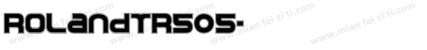 RolandTR505字体转换