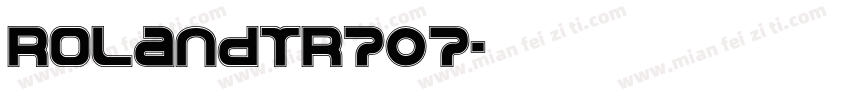 RolandTR707字体转换