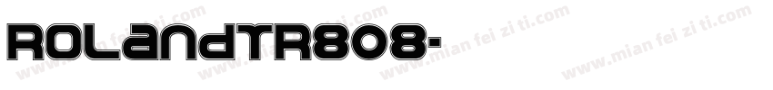 RolandTR808字体转换
