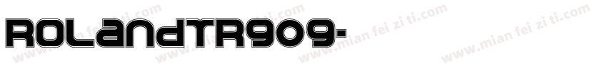 RolandTR909字体转换