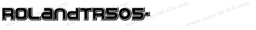 RolandTR505字体转换
