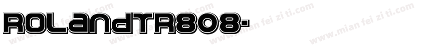 RolandTR808字体转换