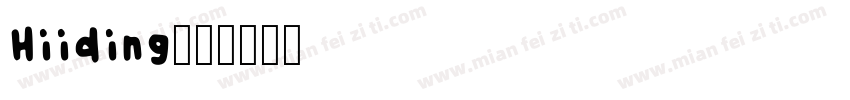 Hiiding字体转换