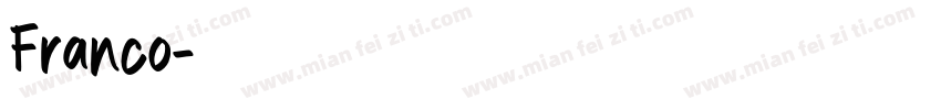 Franco字体转换