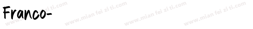 Franco字体转换