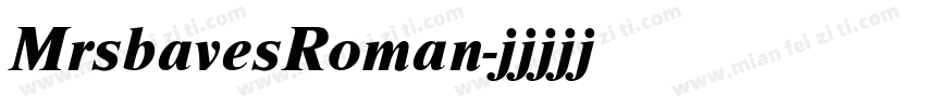 MrsbavesRoman字体转换