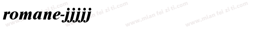 romane字体转换