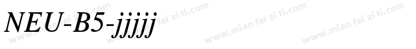 NEU-B5字体转换