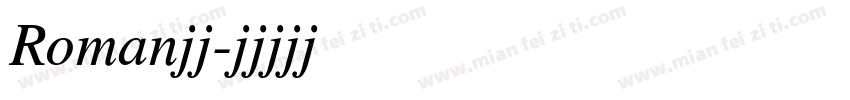 Roman亮体字体转换