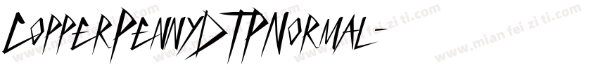 CopperPennyDTPNormal字体转换