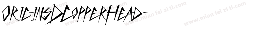 OriginsDCopperHead字体转换