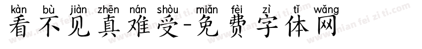 看不见真难受字体转换