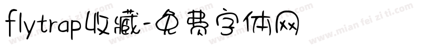 flytrap收藏字体转换