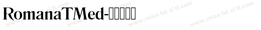 RomanaTMed字体转换