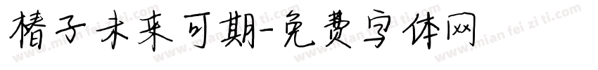 椿子未来可期字体转换